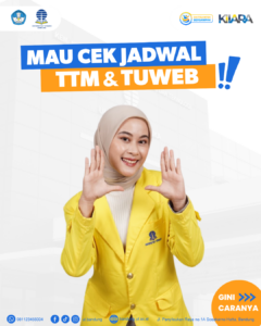 Cek jadwal TTM & TUWEB UT Bandung