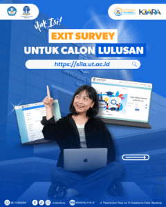Cara mengisi Exit Survey bagi lulusan Universitas Terbuka