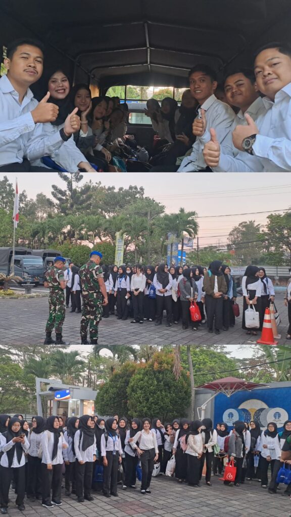 Pemberangkatan mahasiswa PPG UT Bandung untuk kegiatan Bela Negara