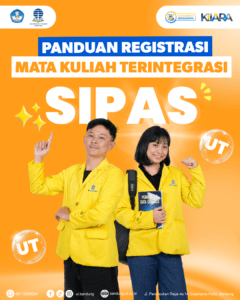 Panduan registrasi mata kuliah SIPAS UT Bandung