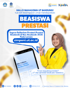 Beasiswa Prestasi Mahasiswa UT Bandung 2026