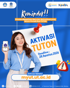 Aktivasi Tuton UT Bandung di MyUT