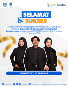 Mahasiswa UT Bandung Juara Business Plan Nasional