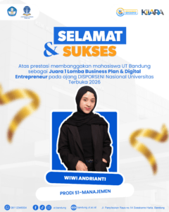 Wiwi Andrianti Prodi S1 Manajemen UT Bandung