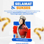 Fika Nur Sabrina mahasiswa UT Bandung raih Grand Winner Puteri Duta Lingkungan Jawa Barat 2026