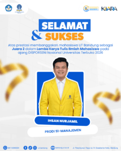 Ihsan Nurjamil S1 Manajemen UT Bandung