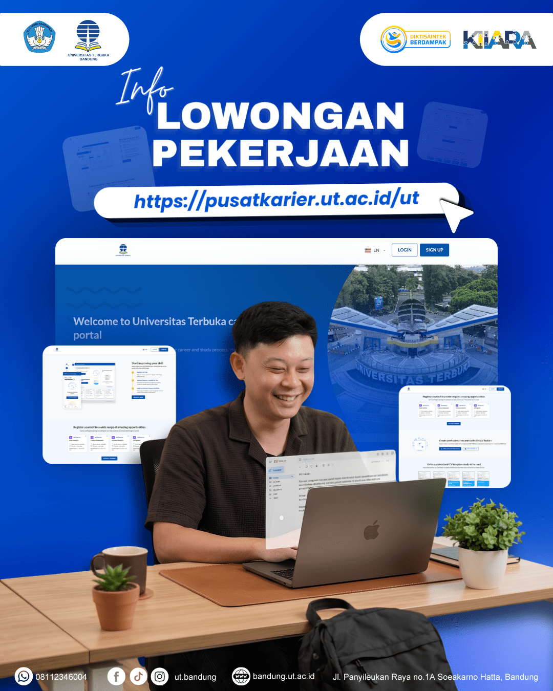Pusat Karier UT: Platform Resmi Persiapan Kerja Khusus Mahasiswa dan Alumni Universitas Terbuka