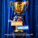 UT Bandung juara umum DISPORSENI Nasional UT 2026