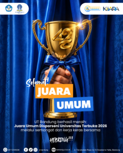 UT Bandung juara umum DISPORSENI Nasional UT 2026