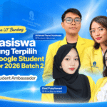 Mahasiswa UT Bandung terpilih sebagai Google Student Ambassador 2026 Batch 2